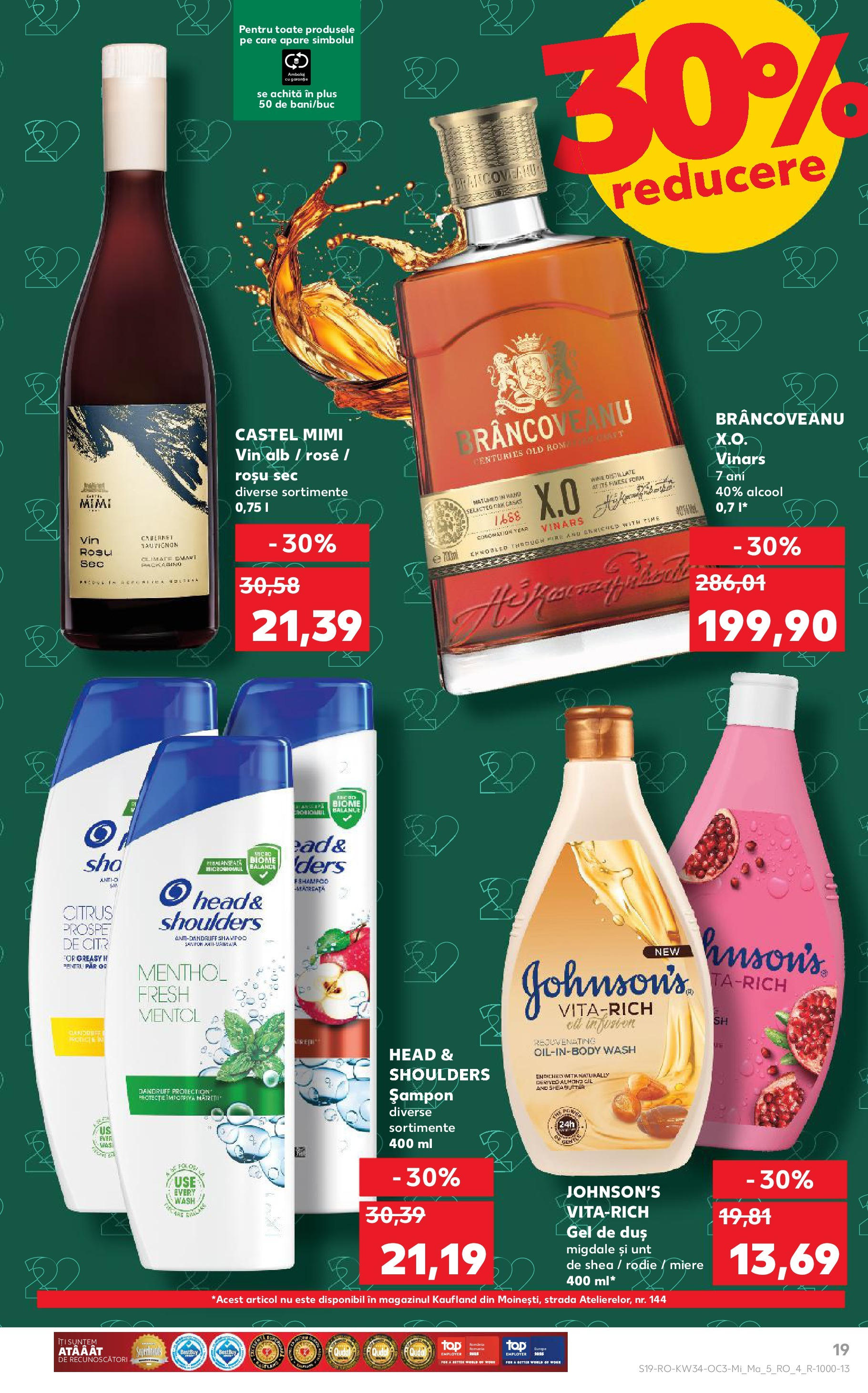Catalog Kaufland - București 20.08.2025 - Revista si Oferta | Pagină: 19 | Produse: Duș, Migdale, Șampon, Unt