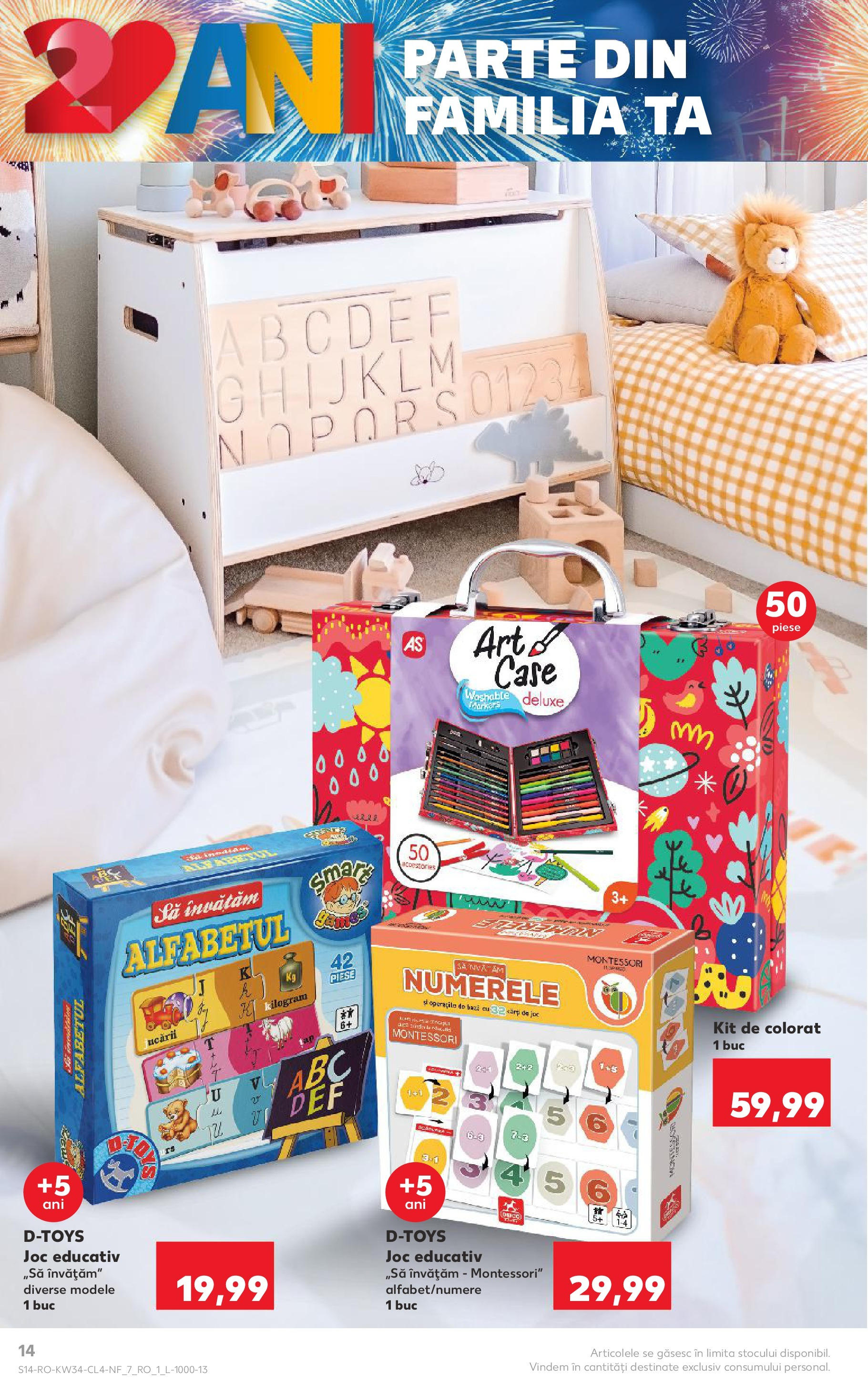 Catalog Kaufland - Tulcea 19.08.2025 - Revista si Oferta | Pagină: 14 | Produse: Joc