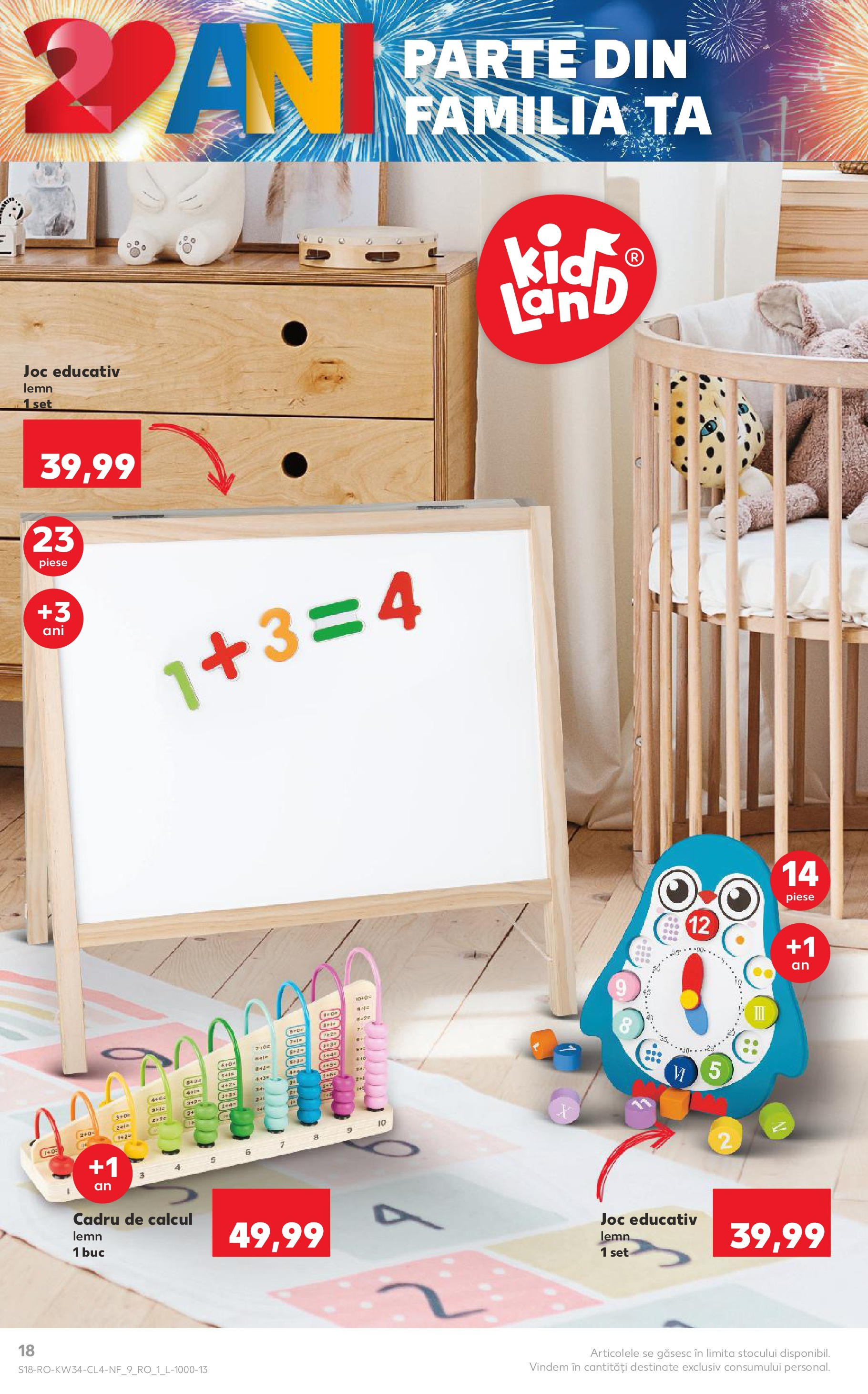 Catalog Kaufland - Tulcea 19.08.2025 - Revista si Oferta | Pagină: 18 | Produse: Joc