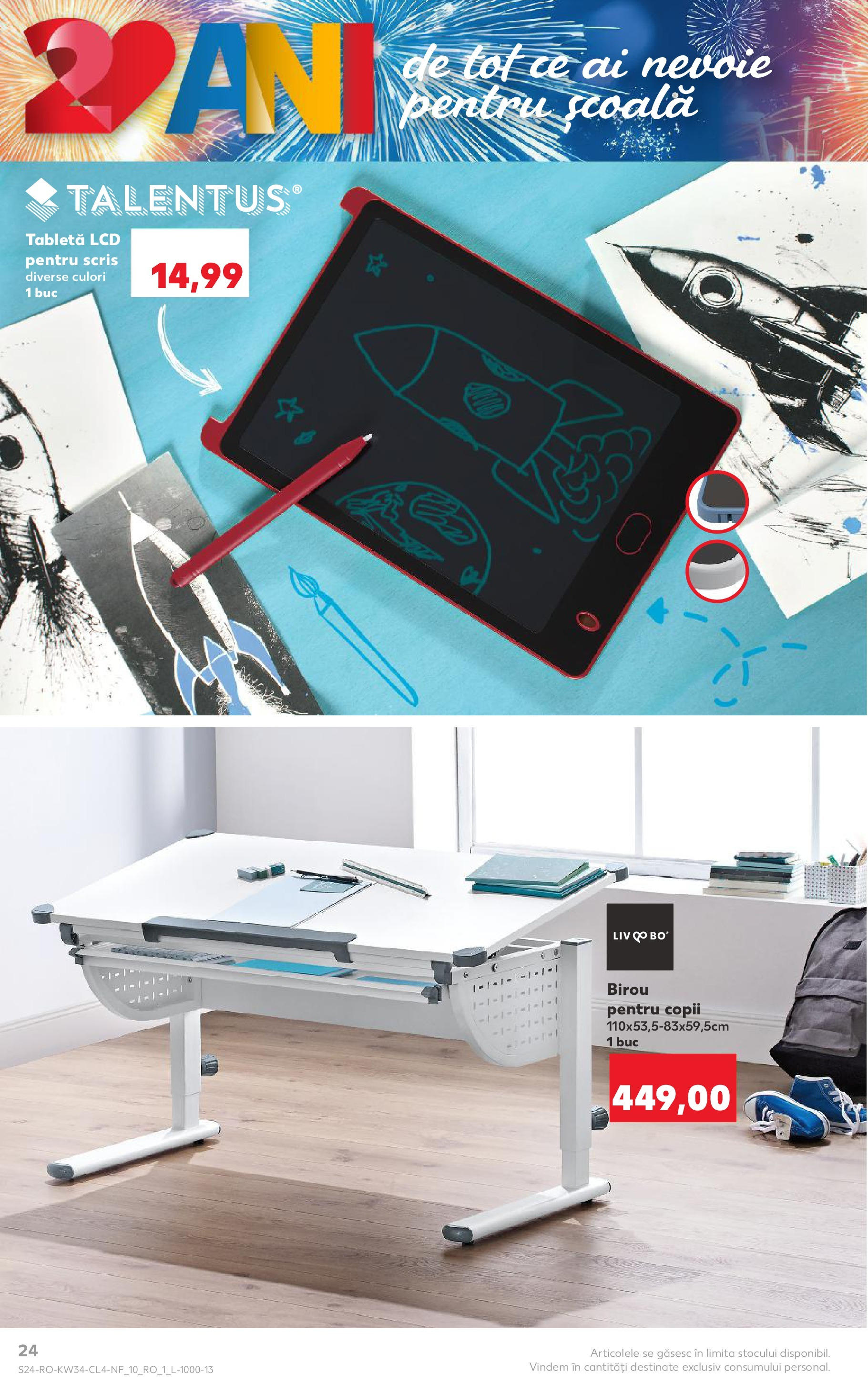 Catalog Kaufland - Tulcea 19.08.2025 - Revista si Oferta | Pagină: 24 | Produse: Tabletă, Çikolatalı gofret
