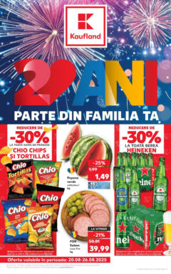 Catalog Kaufland - Constanța – previzualizare al pliantului de la Kaufland valabil de la 20.08.2025