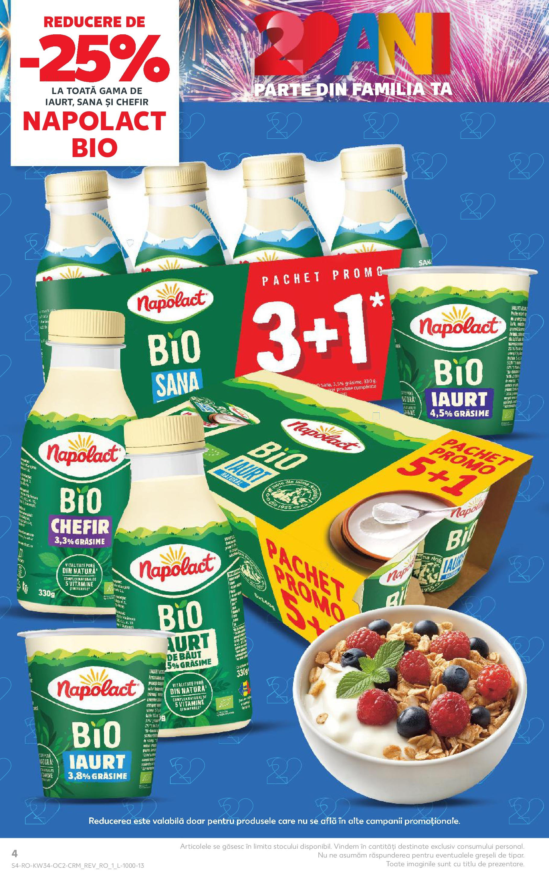 Catalog Kaufland - Deva 20.08.2025 - Revista si Oferta | Pagină: 4 | Produse: Şerit ödül, Iaurt