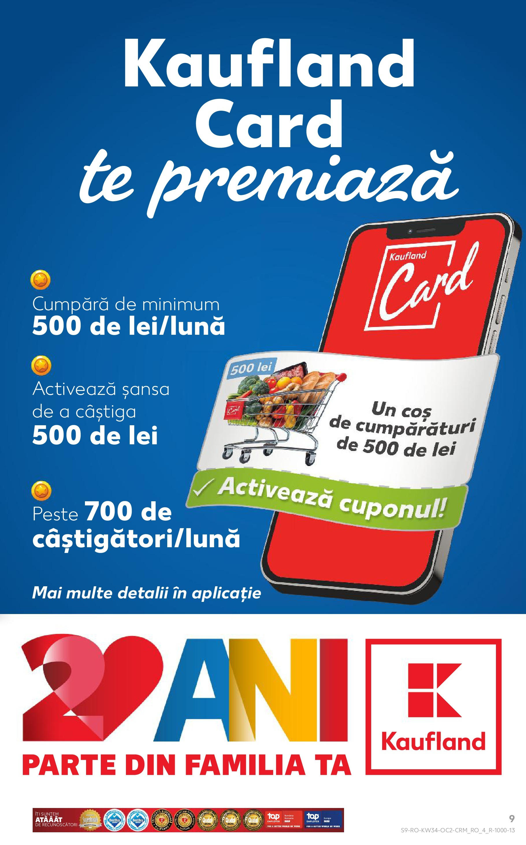 Catalog Kaufland - Deva 20.08.2025 - Revista si Oferta | Pagină: 9 | Produse: Coș, Pește