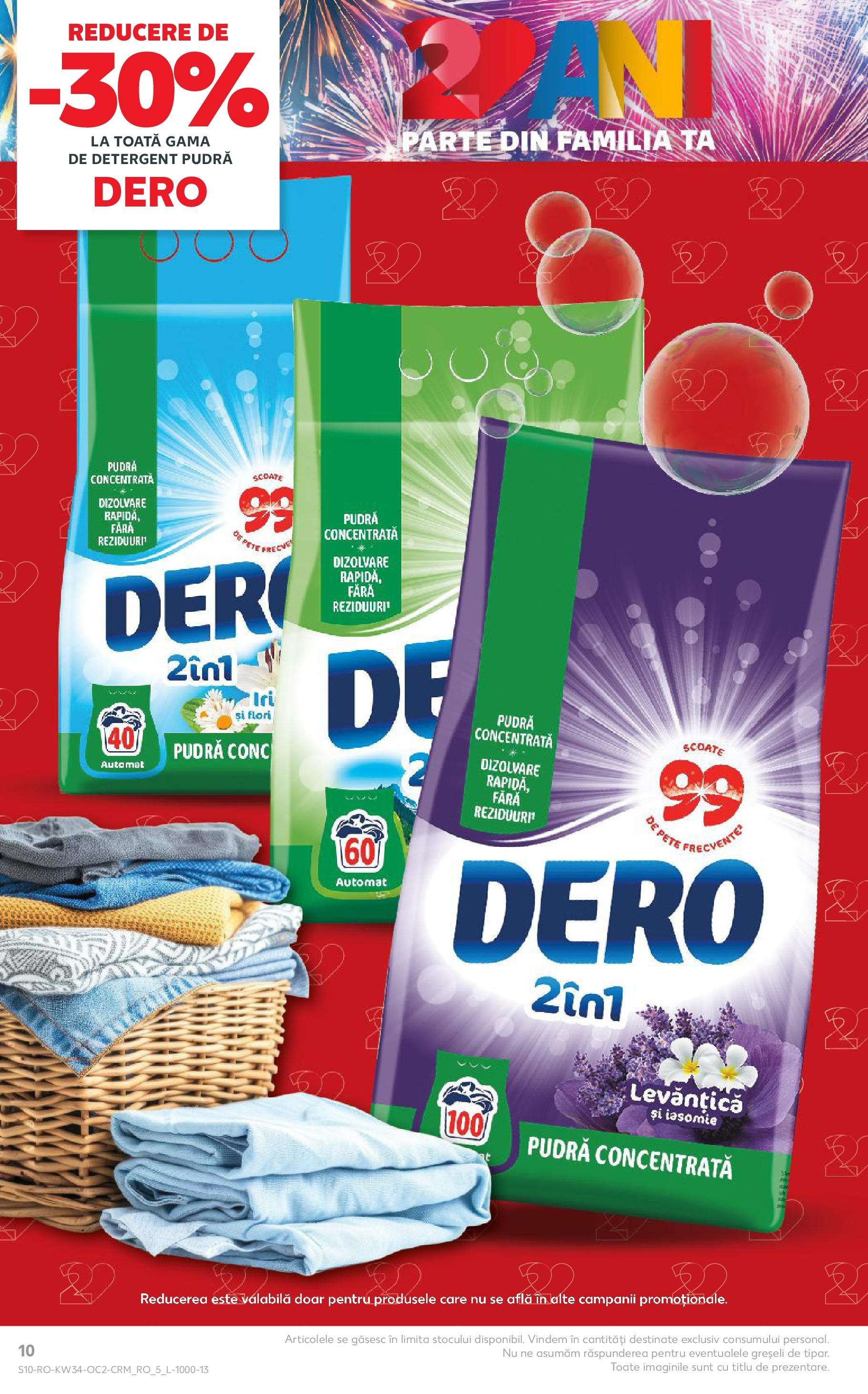 Catalog Kaufland - Deva 20.08.2025 - Revista si Oferta | Pagină: 10 | Produse: Pudră, Detergent