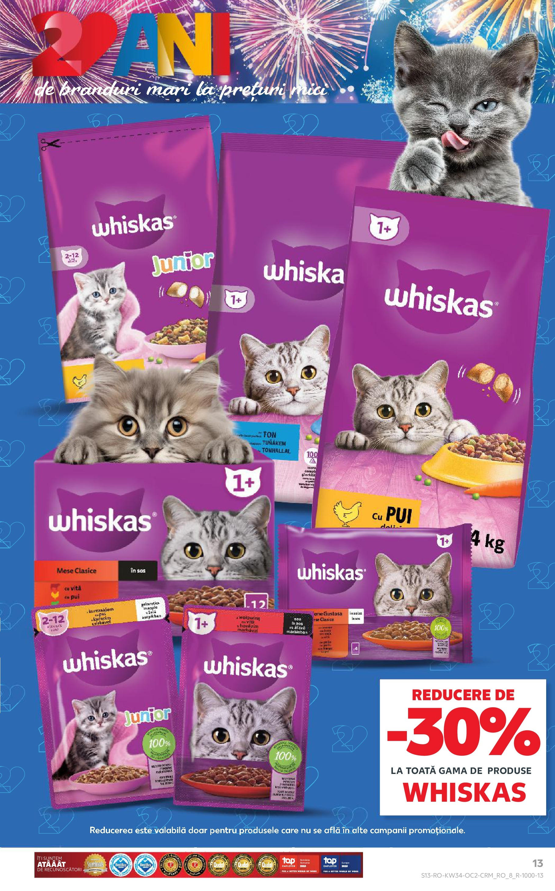 Catalog Kaufland - Deva 20.08.2025 - Revista si Oferta | Pagină: 13 | Produse: Hacıyatmaz Kedi Oyuncağı, Sos