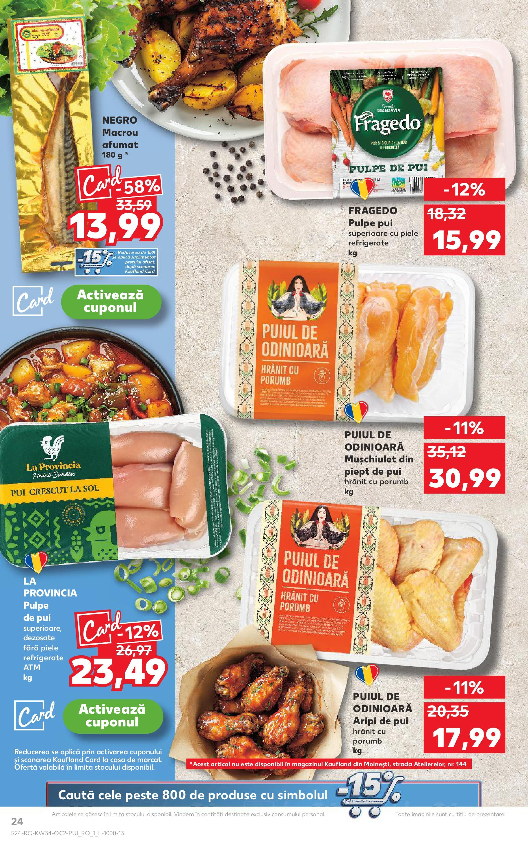 Catalog Kaufland - Deva 20.08.2025 - Revista si Oferta | Pagină: 24 | Produse: Hacıyatmaz Kedi Oyuncağı, Pește, Porumb