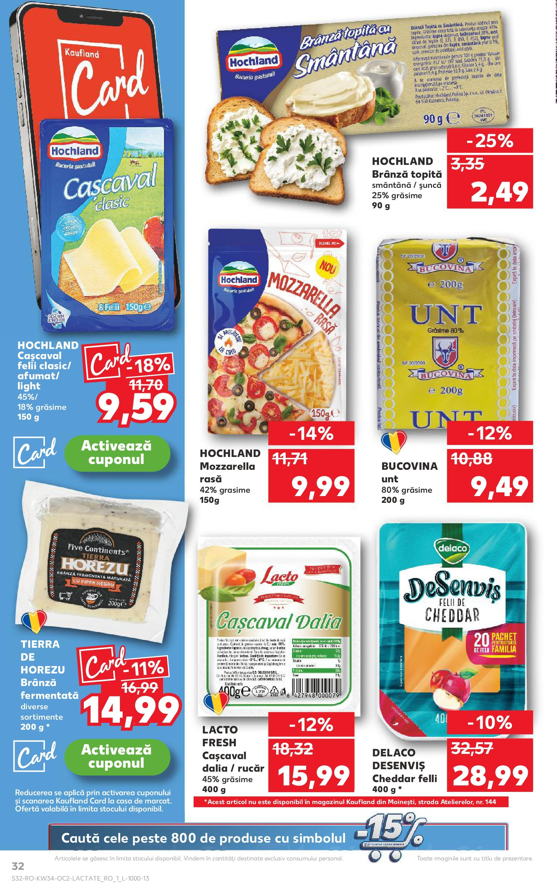 Catalog Kaufland - Deva 20.08.2025 - Revista si Oferta | Pagină: 32 | Produse: Brânză, Smântână, Sare, Piper