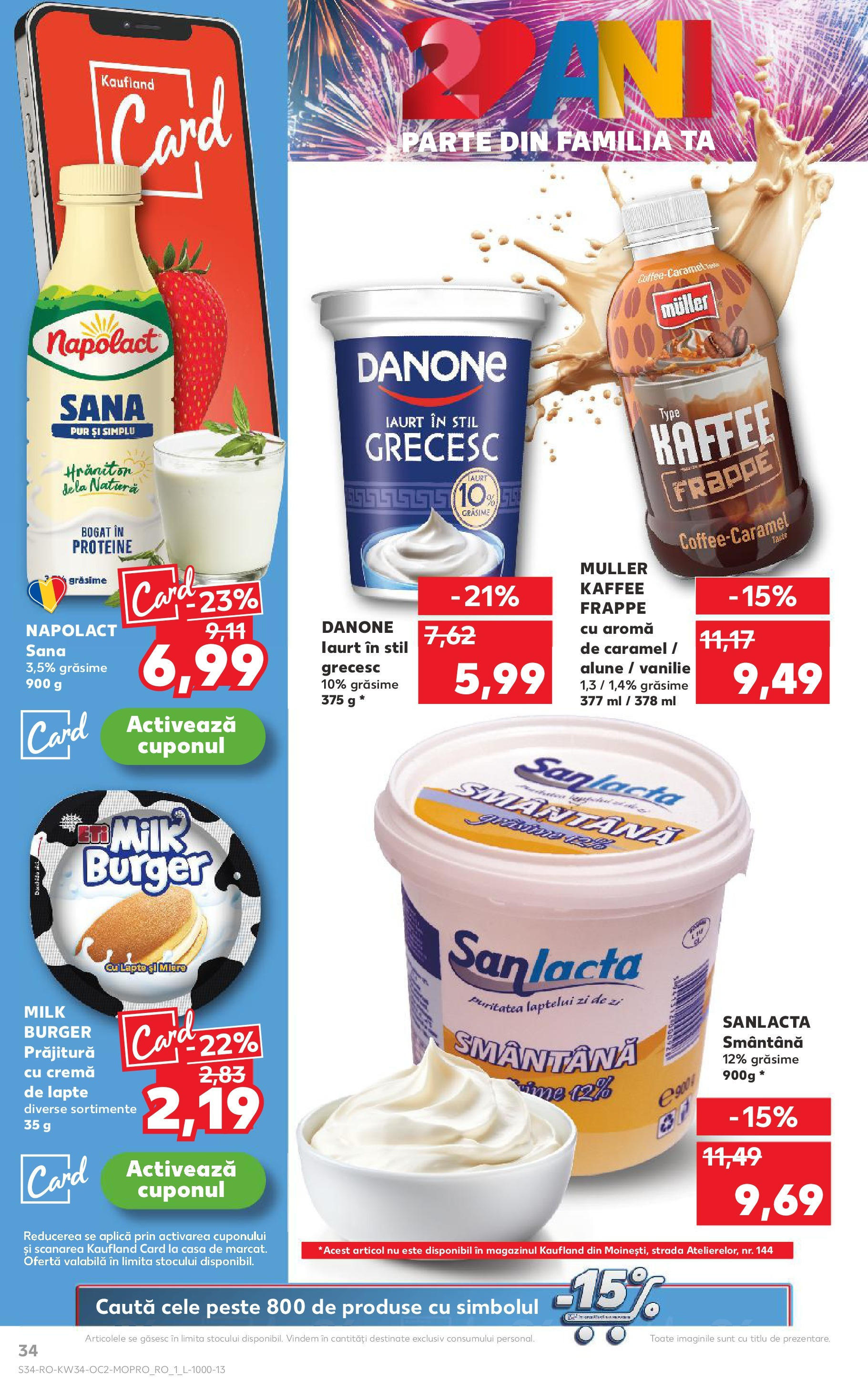 Catalog Kaufland - Deva 20.08.2025 - Revista si Oferta | Pagină: 34 | Produse: Alune, Iaurt, Cremă, Pește