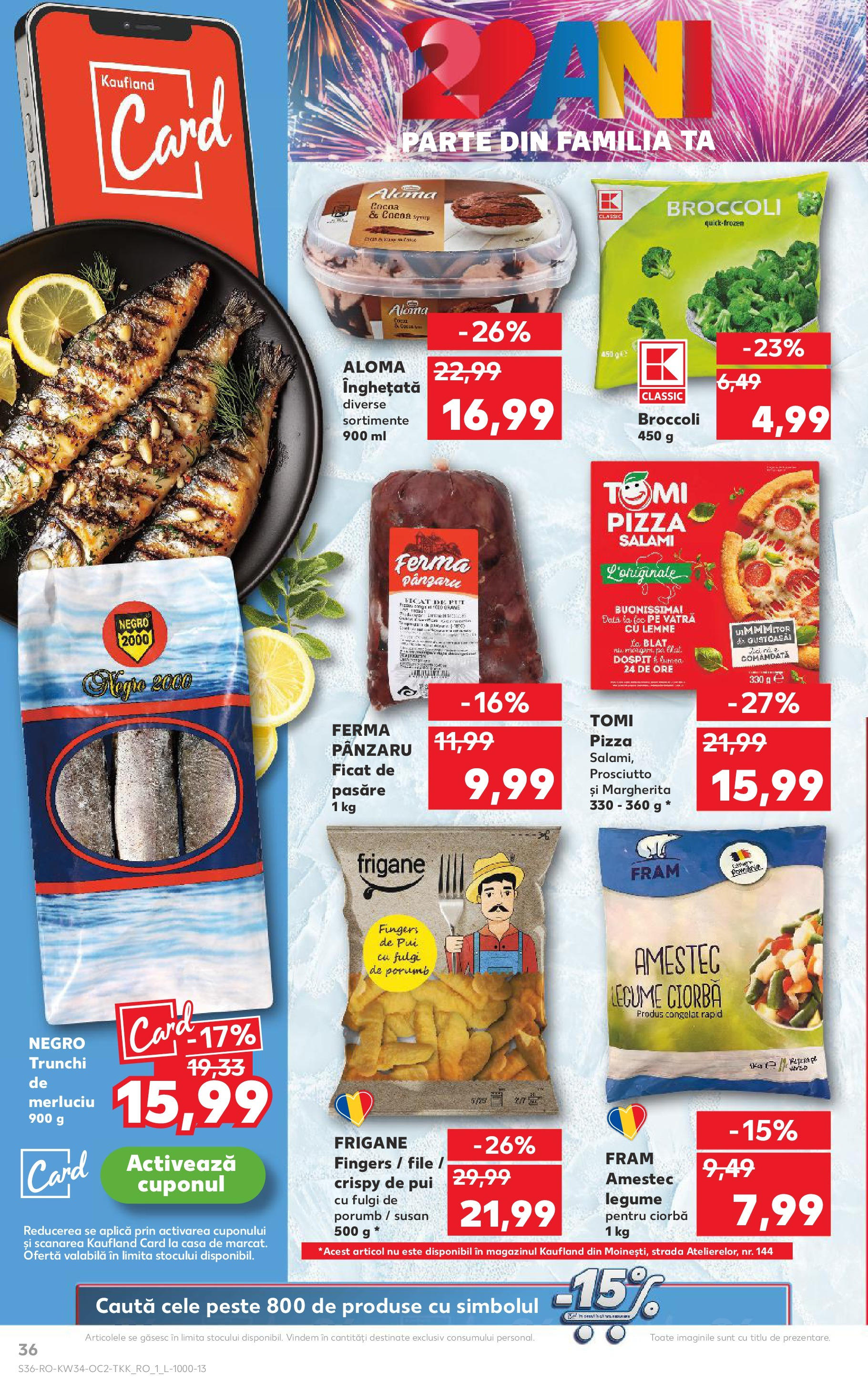 Catalog Kaufland - Deva 20.08.2025 - Revista si Oferta | Pagină: 36 | Produse: Fulgi, Înghețată, Porumb, Legume