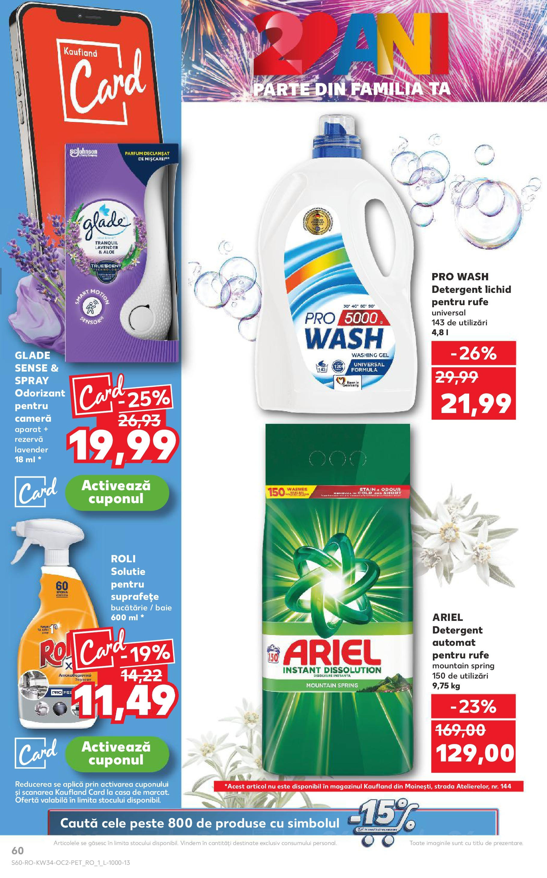 Catalog Kaufland - Deva 20.08.2025 - Revista si Oferta | Pagină: 60 | Produse: Cameră, Kedi Ödül Oyuncakları, Parfum, Detergent