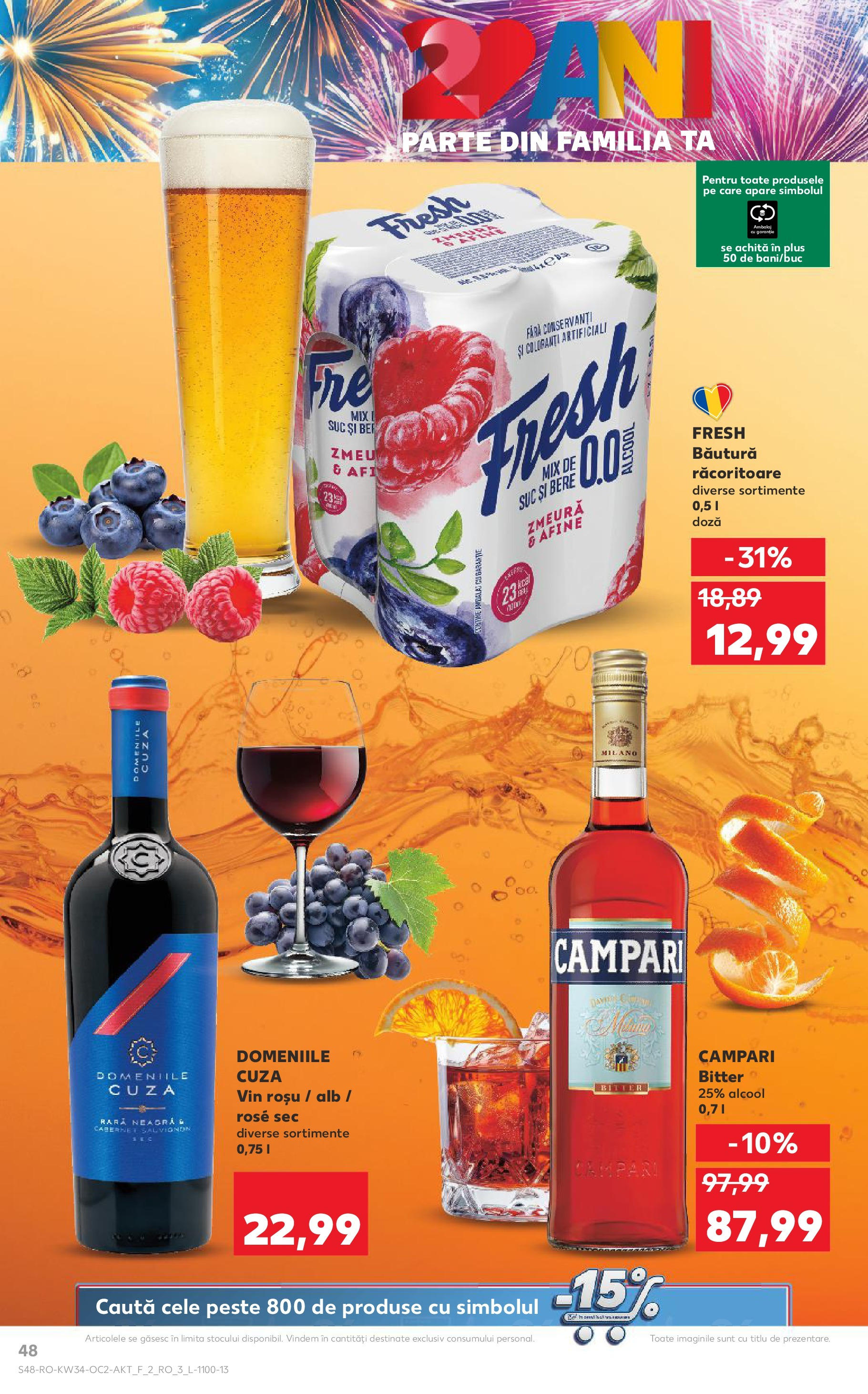 Catalog Kaufland - Ploiești 20.08.2025 || Revista si Oferte | Pagină: 48 | Produse: Afine, Suc, Bere, Pește Catalog Kaufland - Ploiești 20.08.2025 - Revista si Oferta | Pagină: 48 | Produse: Afine, Suc, Bere, Pește