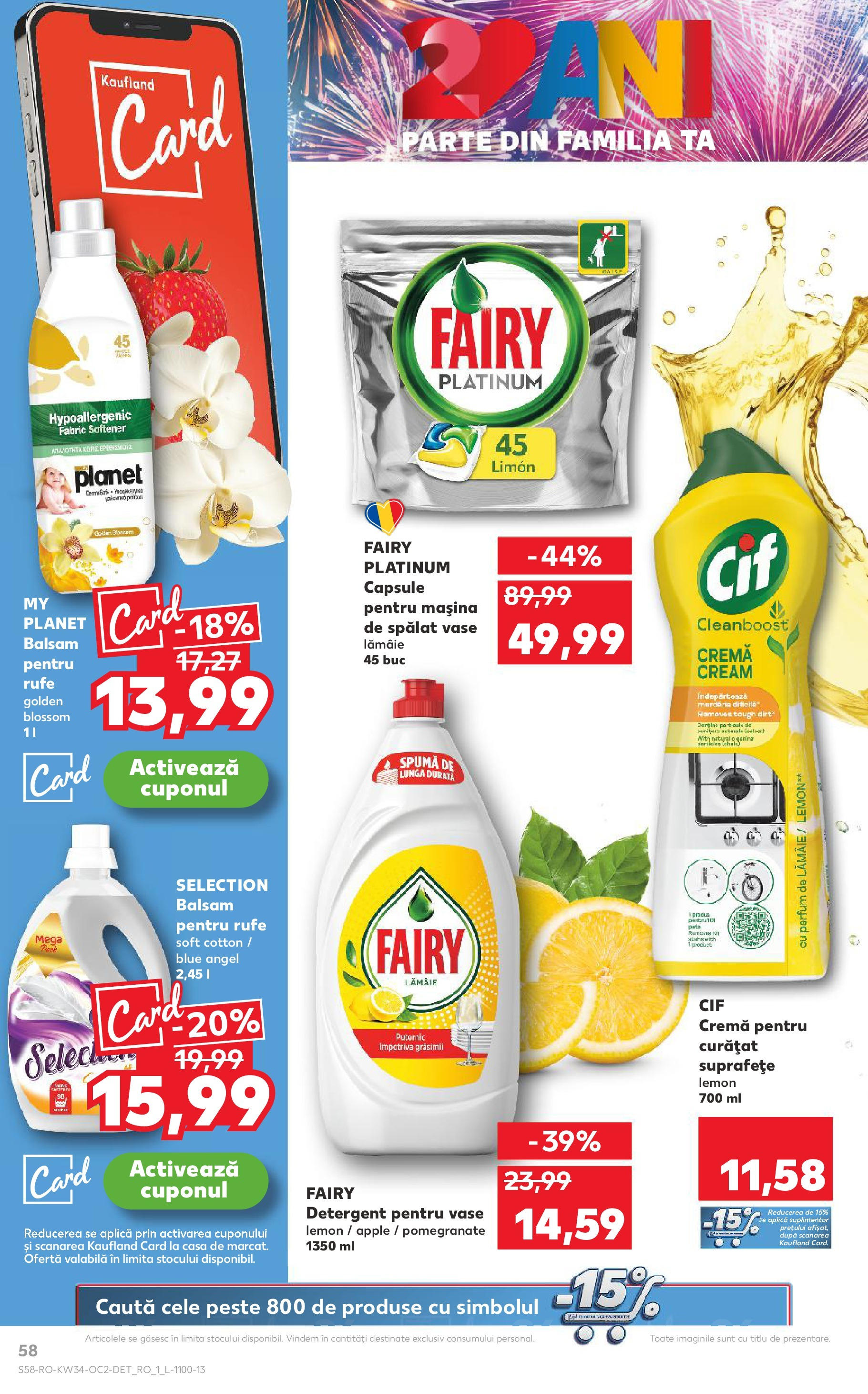 Catalog Kaufland - Ploiești 20.08.2025 || Revista si Oferte | Pagină: 58 | Produse: Parfum, Apple, Yorgan, Lămâie Catalog Kaufland - Ploiești 20.08.2025 - Revista si Oferta | Pagină: 58 | Produse: Parfum, Apple, Yorgan, Lămâie