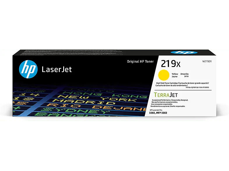 HP 219X Gelb Original LaserJet-Tonerkartusche mit hoher Reichweite