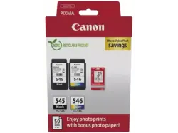 Canon PG-545/CL-546 Tintenpatrone und Fotopapier