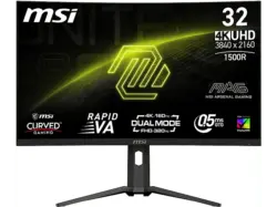 MSI MAG 321CUPDFDE 31,5 Zoll Gaming Monitor, UHD 4K, 0,5 ms Reaktionszeit, 350 cd/m², 160 Hz, Schwarz