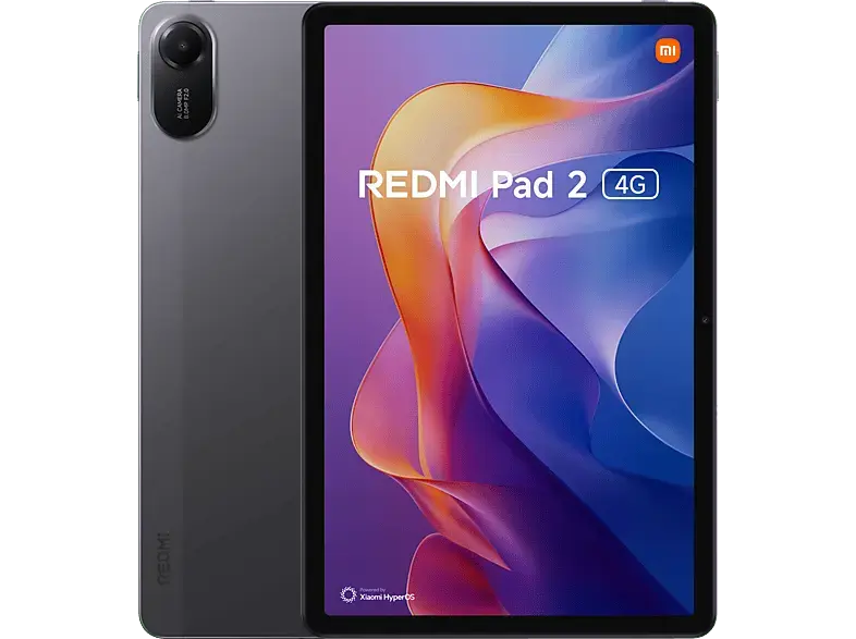 XIAOMI Redmi Pad 2, 128GB, 4G, Grau inkl. Cover; Tablet