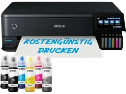 EPSON EcoTank ET-8550 - nachf&uuml;llbarer 3-in-1-Tintentank-Fotodrucker inkl. Tinte, DIN A3+, Duplex, WiFi, netzwerkf&auml;hig Multifunktionsdrucker