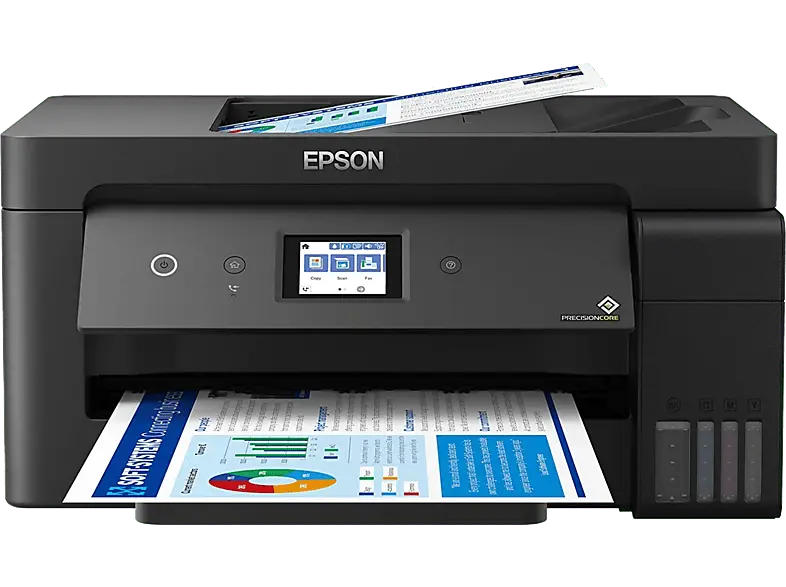 EPSON EcoTank ET-15000, nur Druck über hinteren Einzug: bis zu A3+, nachfüllbarer 4-in-1 Tintentank-Multifunktionsdrucker, WLAN, Schwarz