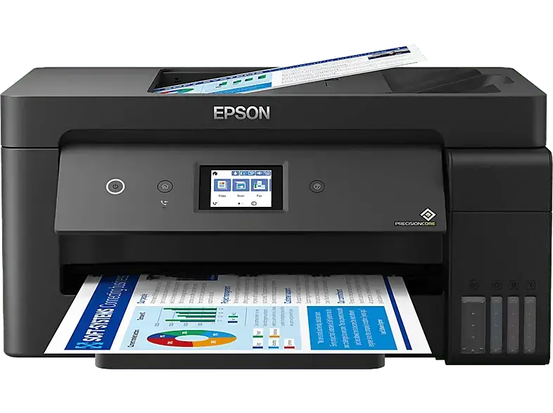 EPSON EcoTank ET-15000, nur Druck über hinteren Einzug: bis zu A3+, nachfüllbarer 4-in-1 Tintentank-Multifunktionsdrucker, WLAN, Schwarz