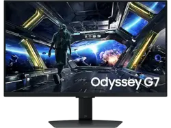 Samsung Odyssey G7 S27DG702EU 27 Zoll Gaming Monitor, UHD 4K, 1 ms Reaktionszeit, 350 cd/m², 144 Hz, Schwarz