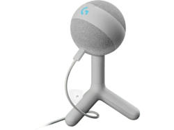 Logitech G Yeti Orb Lightsync, RGB Gaming USB-Mikrofon und Blue VO!CE, USB, Weiß; USB-Gaming-Mikrofon