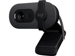 LOGITECH Brio 100 Full HD-Webcam mit 1080p und Belichtungskorrektur, Abdeckblende, Mikrofon, USB, Grafit