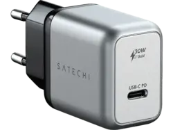 Satechi ST-UC30WCM-EU USB-C PD GaN Wall Charger, grau; Ladegerät