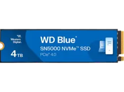 SandISK Blue&reg; SN5000 NVMe&trade; PCIe&reg; Gen4 Festplatte intern, 4 TB SSD, Blau
