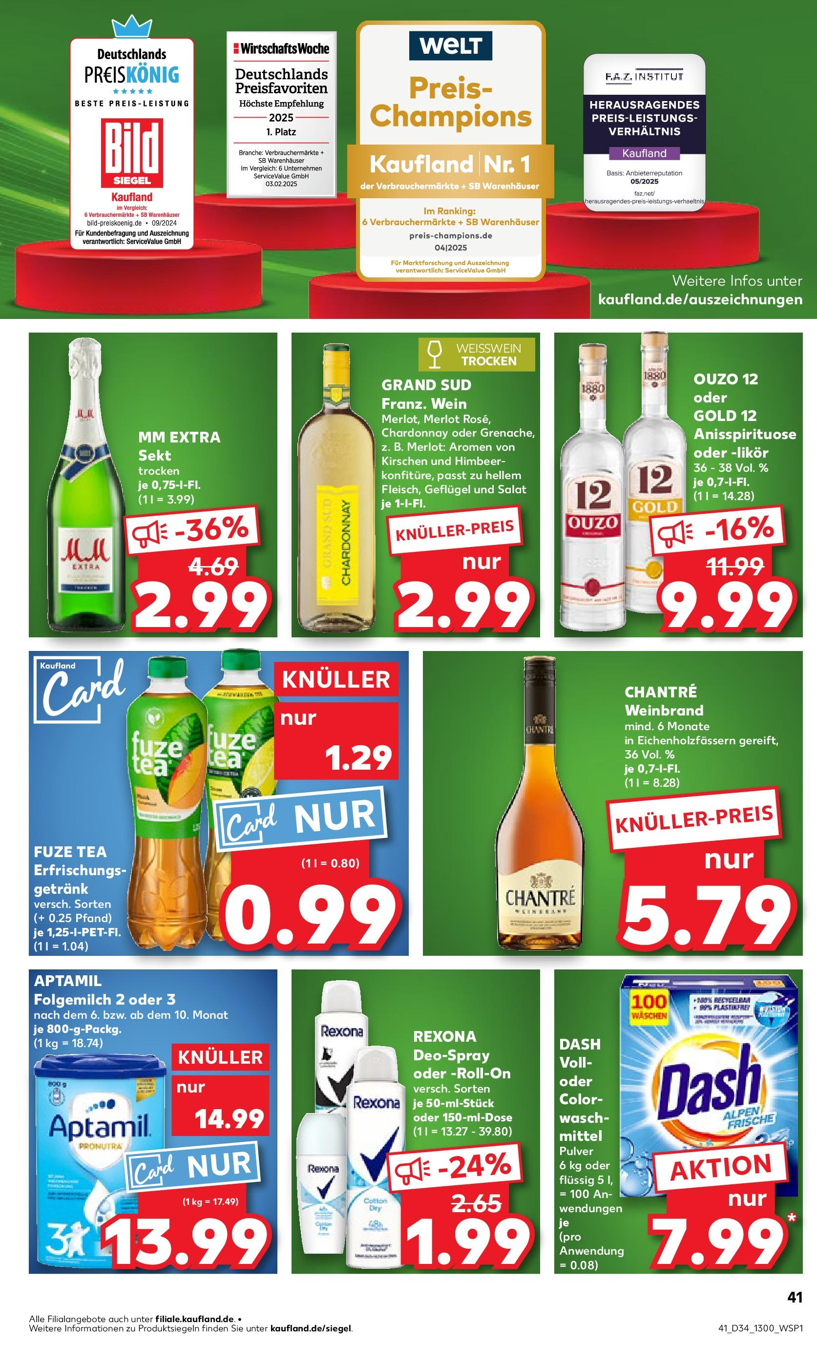 Prospekt Kaufland ab 20.08.2025 » Angebote Online zum Blättern | Seite: 41