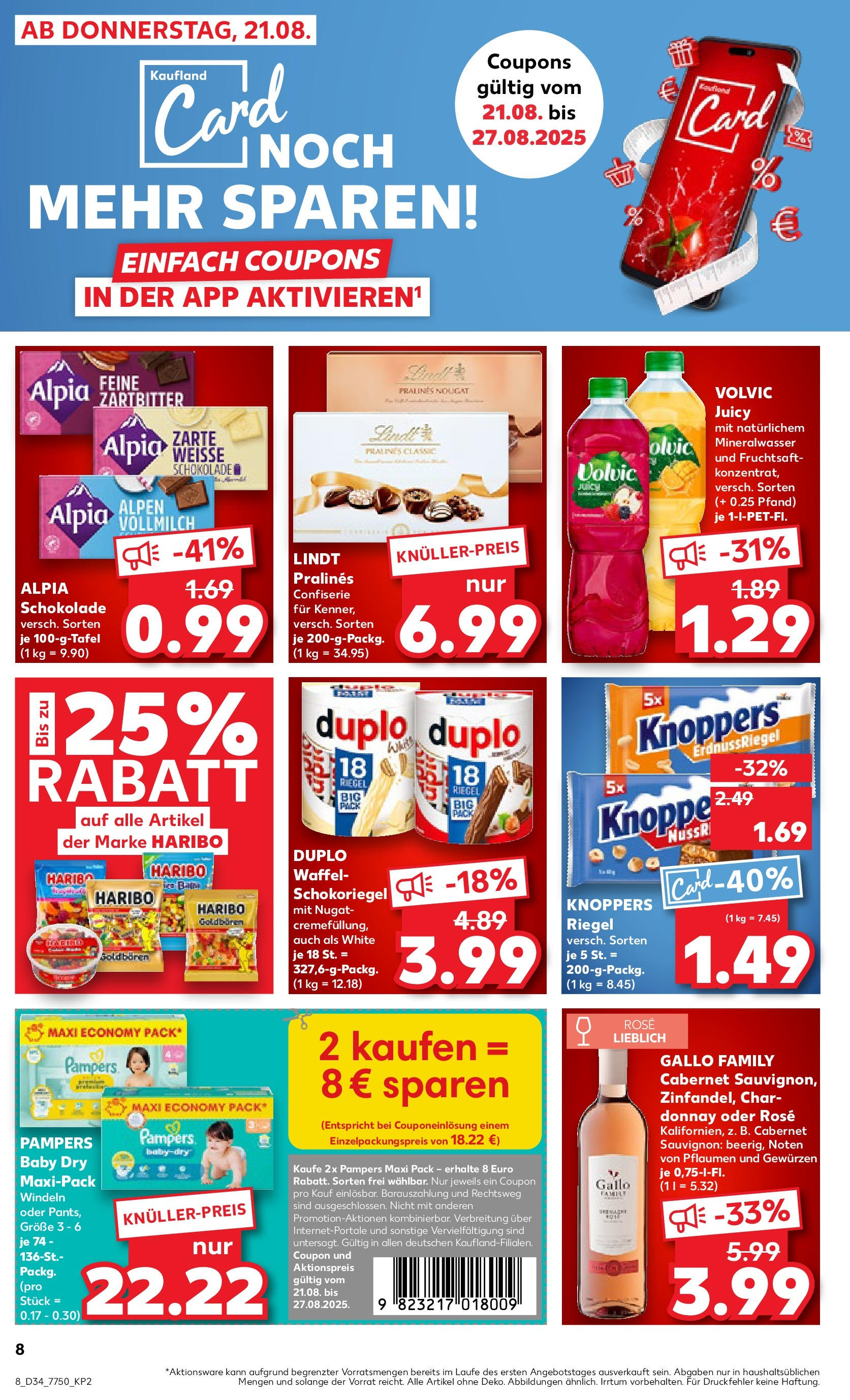 Prospekt Kaufland ab 20.08.2025 » Angebote Online zum Blättern | Seite: 8