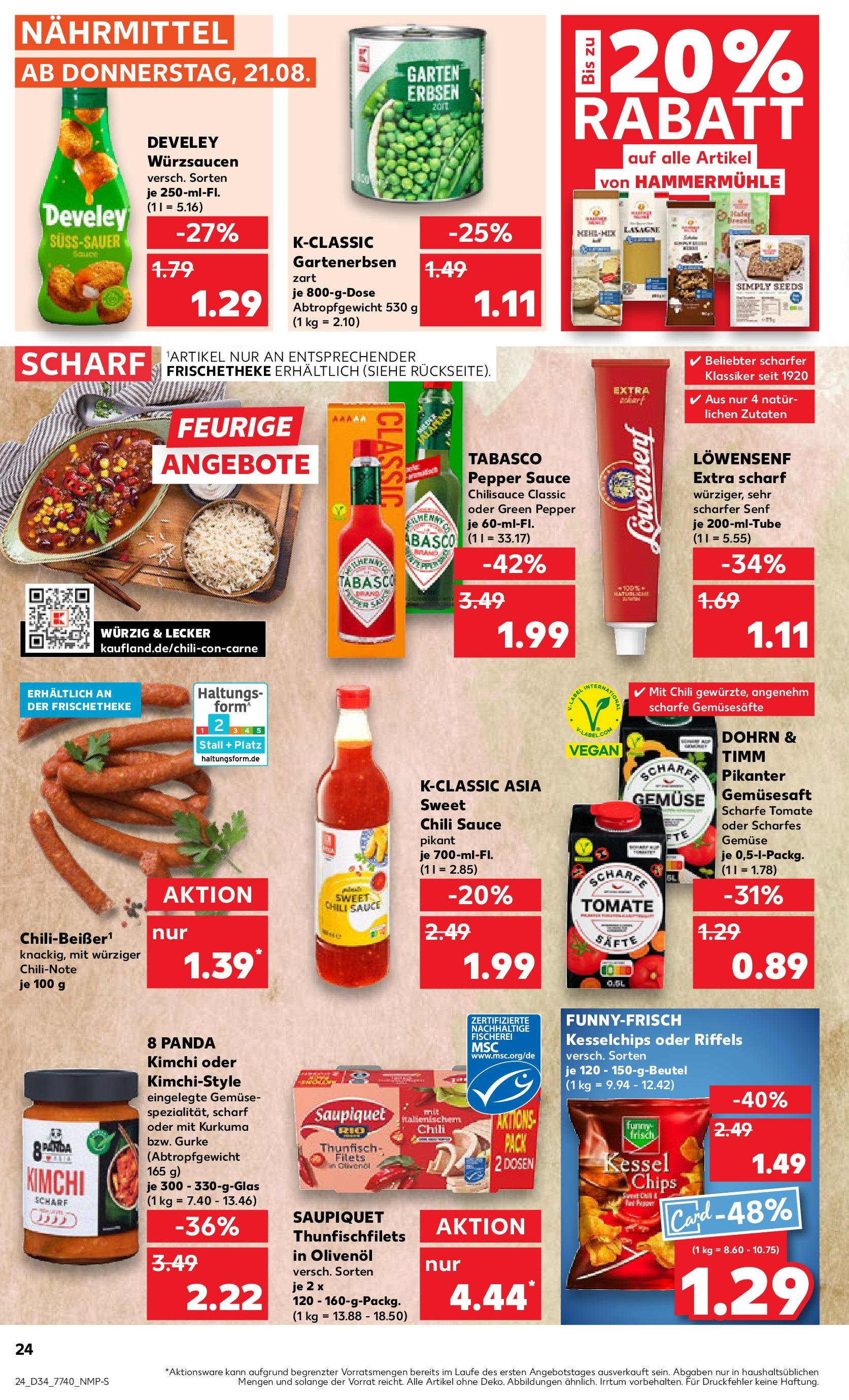 Prospekt Kaufland ab 20.08.2025 » Angebote Online zum Blättern | Seite: 24