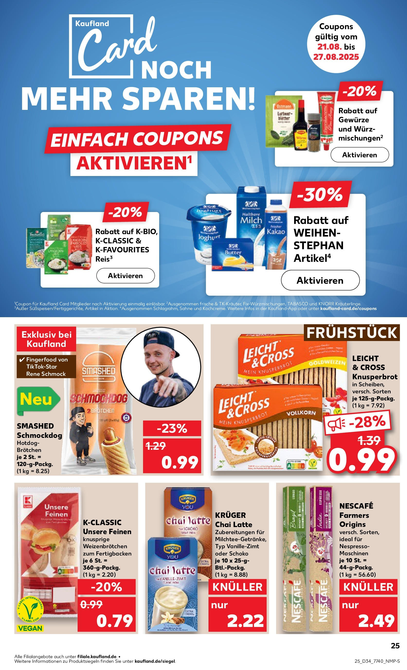 Prospekt Kaufland ab 20.08.2025 » Angebote Online zum Blättern | Seite: 25