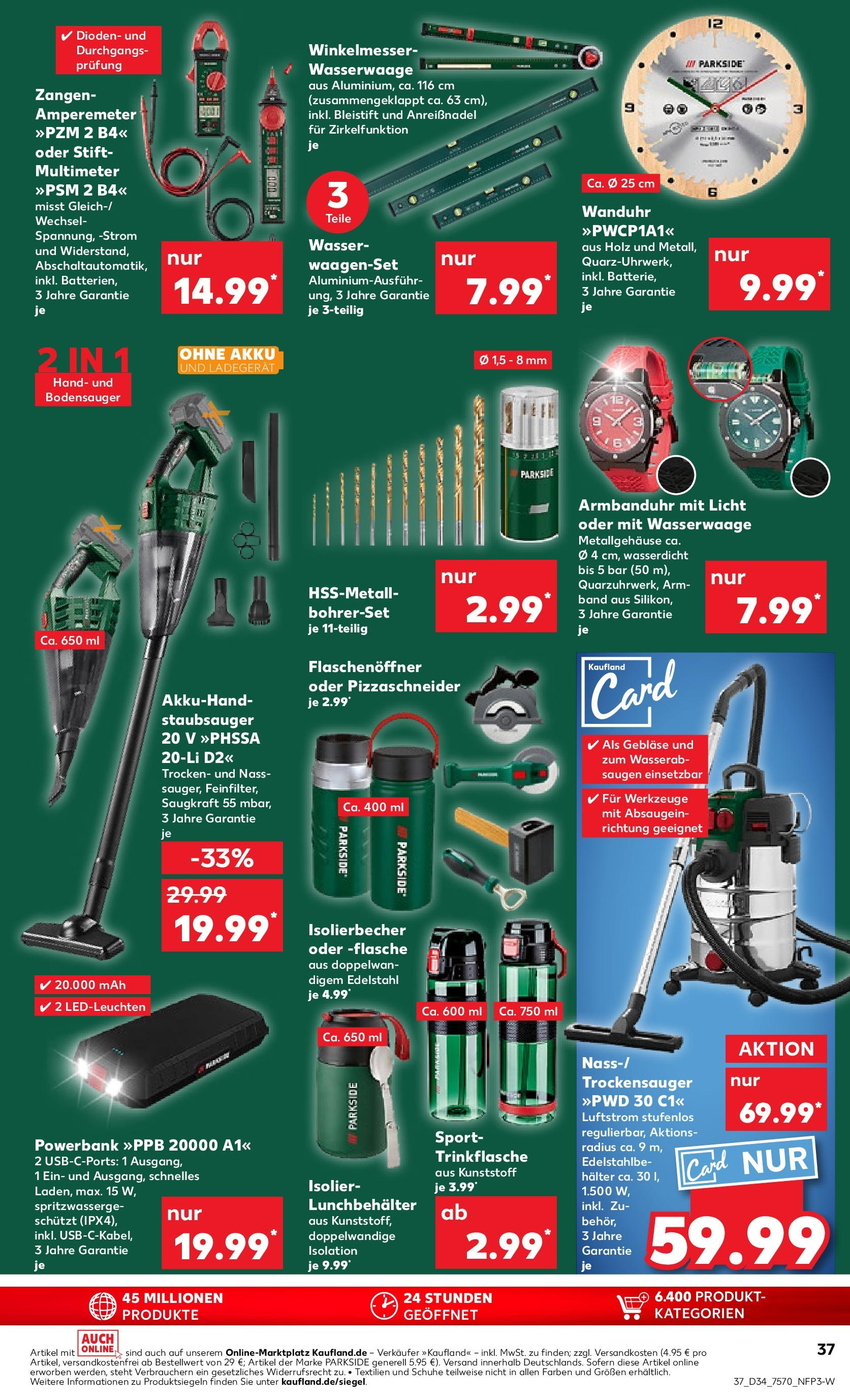 Prospekt Kaufland ab 21.08.2025 » Angebote Online zum Blättern | Seite: 41 | Produkte: Cutter, Wasser, Pizza, Powerbank