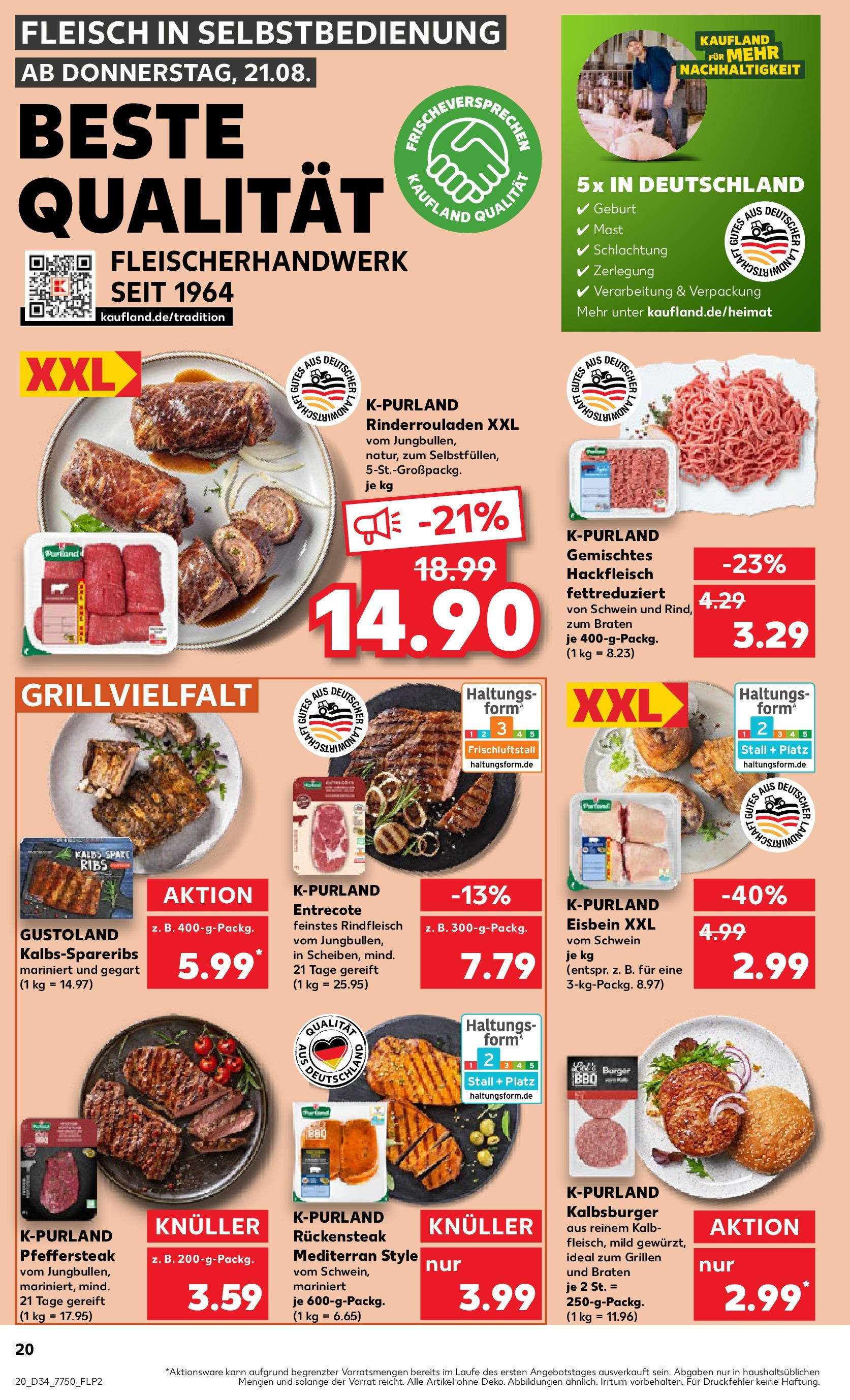 Prospekt Kaufland ab 20.08.2025 » Angebote Online zum Blättern | Seite: 20