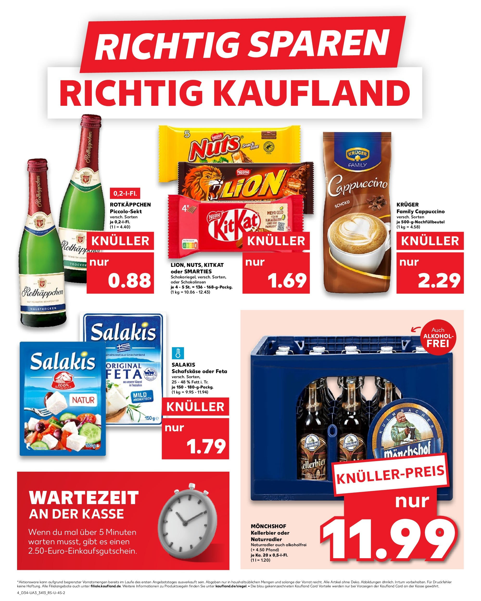 Prospekt Kaufland ab 21.08.2025 » Angebote Online zum Blättern | Seite: 4 | Produkte: Monchshof, Feta, Rotkäppchen, Schafskase