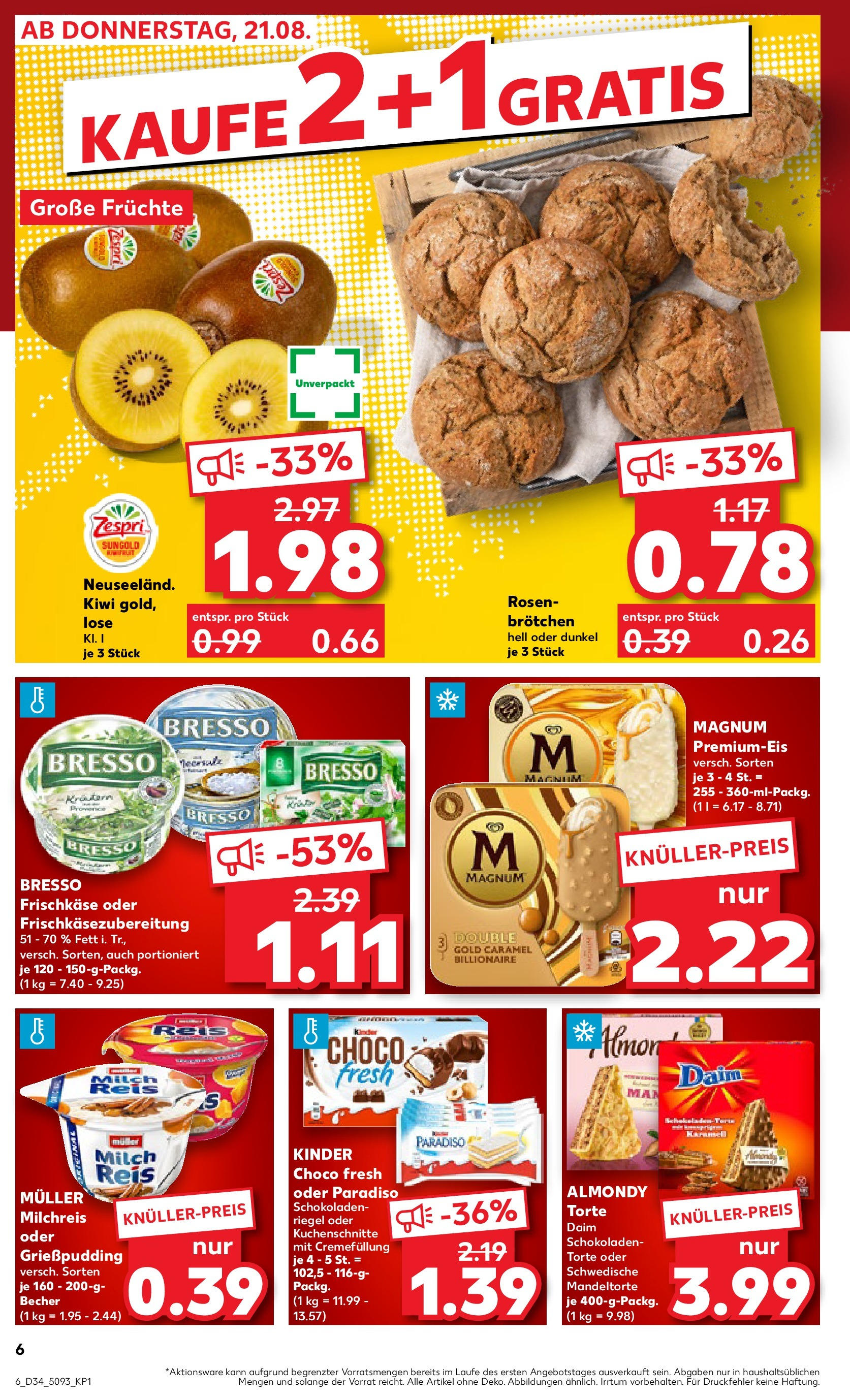 Prospekt Kaufland ab 20.08.2025 » Angebote Online zum Blättern | Seite: 6