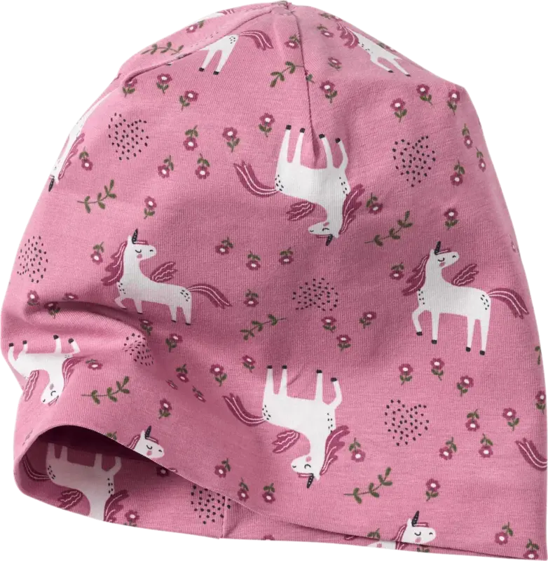 ALANA Mütze mit Einhorn-Muster, rosa, Gr. 44/45