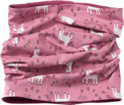 PUSBLU Loop Schal mit Einhorn-Muster, rosa