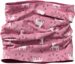 PUSBLU Loop Schal mit Einhorn-Muster, rosa