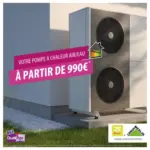 Kbane Votre pompe à chaleur air/eau dès 990€ seulement avec Kbane ! - au 31.08.2025