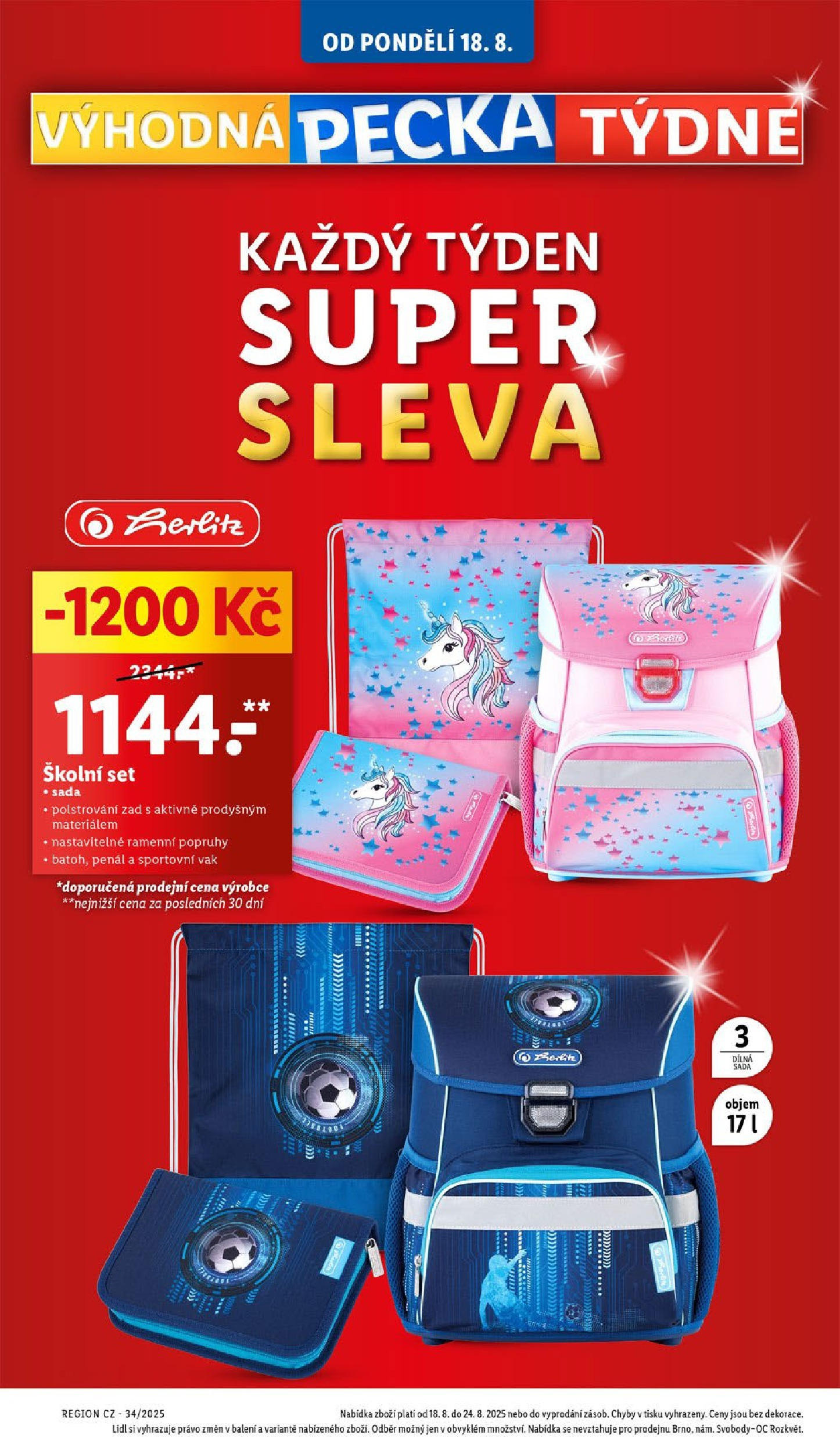 Lidl leták od 19.08.2025 - Nový akční leták | Strana: 6 | Produkty: Penál