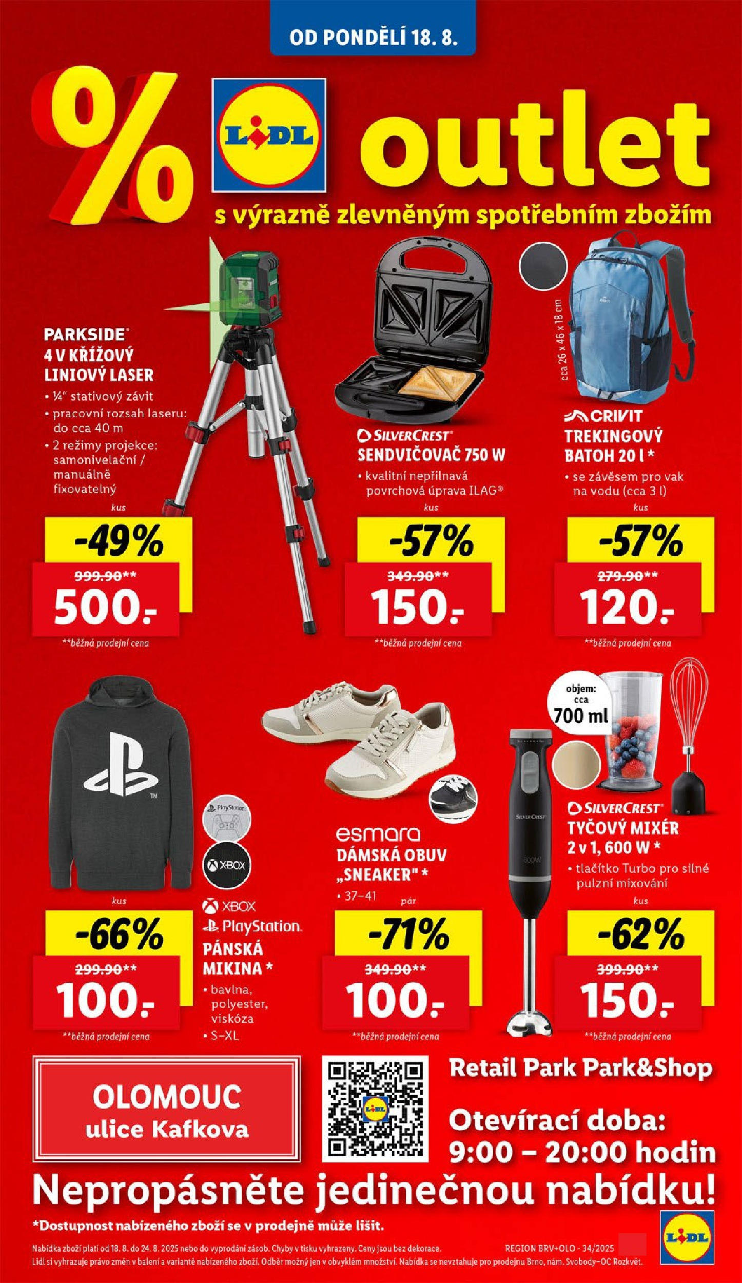 Lidl leták od 19.08.2025 - Nový akční leták | Strana: 7 | Produkty: Mikina, Parkside, Batoh, Obuv
