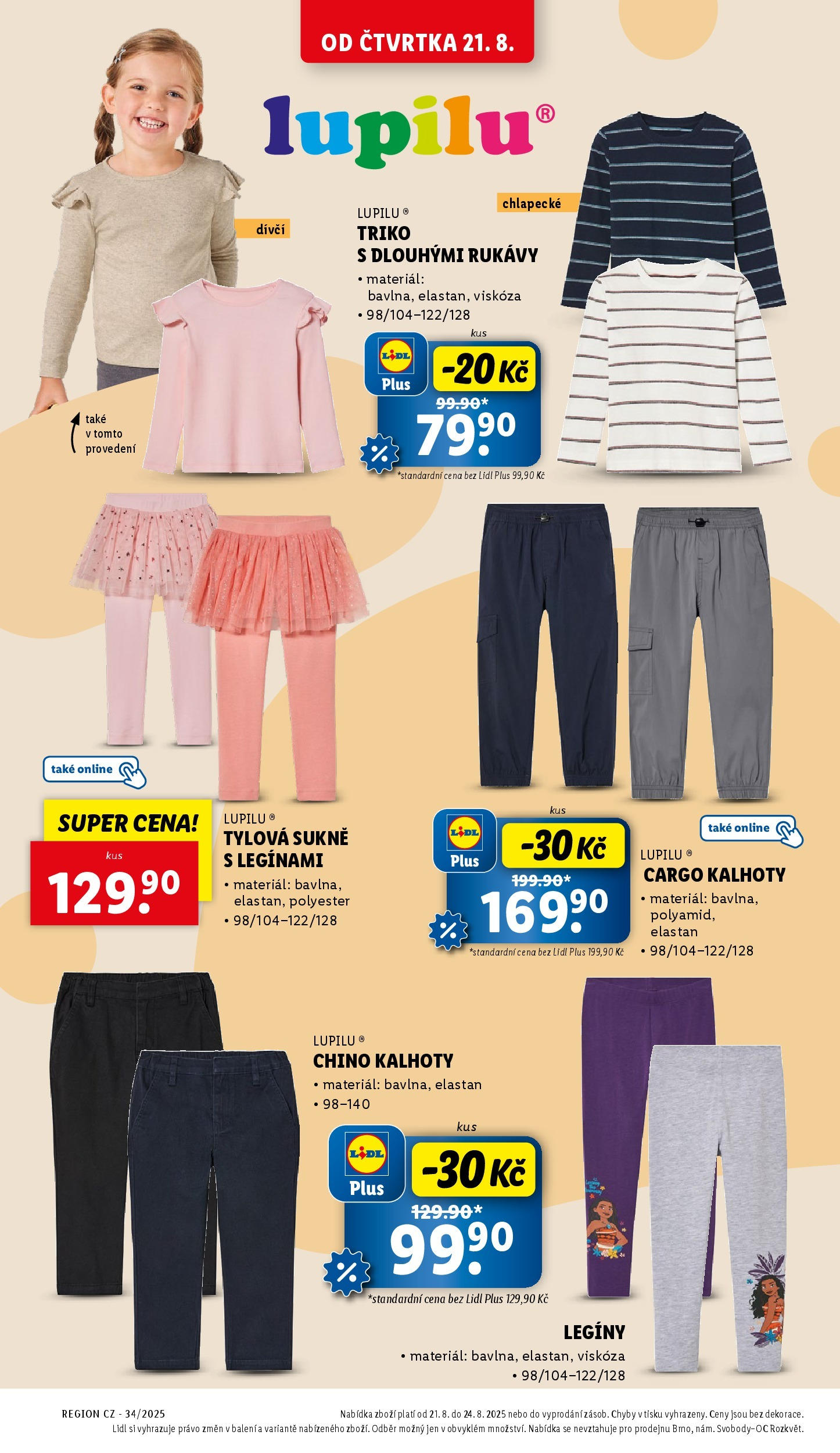 Lidl leták od 19.08.2025 - Nový akční leták | Strana: 28 | Produkty: Sukně, Kalhoty, Legíny, Pants