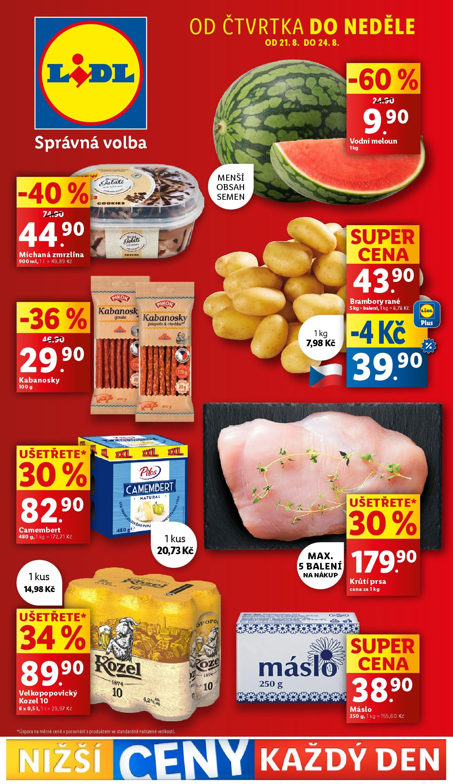  LIDL leták příští týden od 19.08.2025 >> Lidl Akce