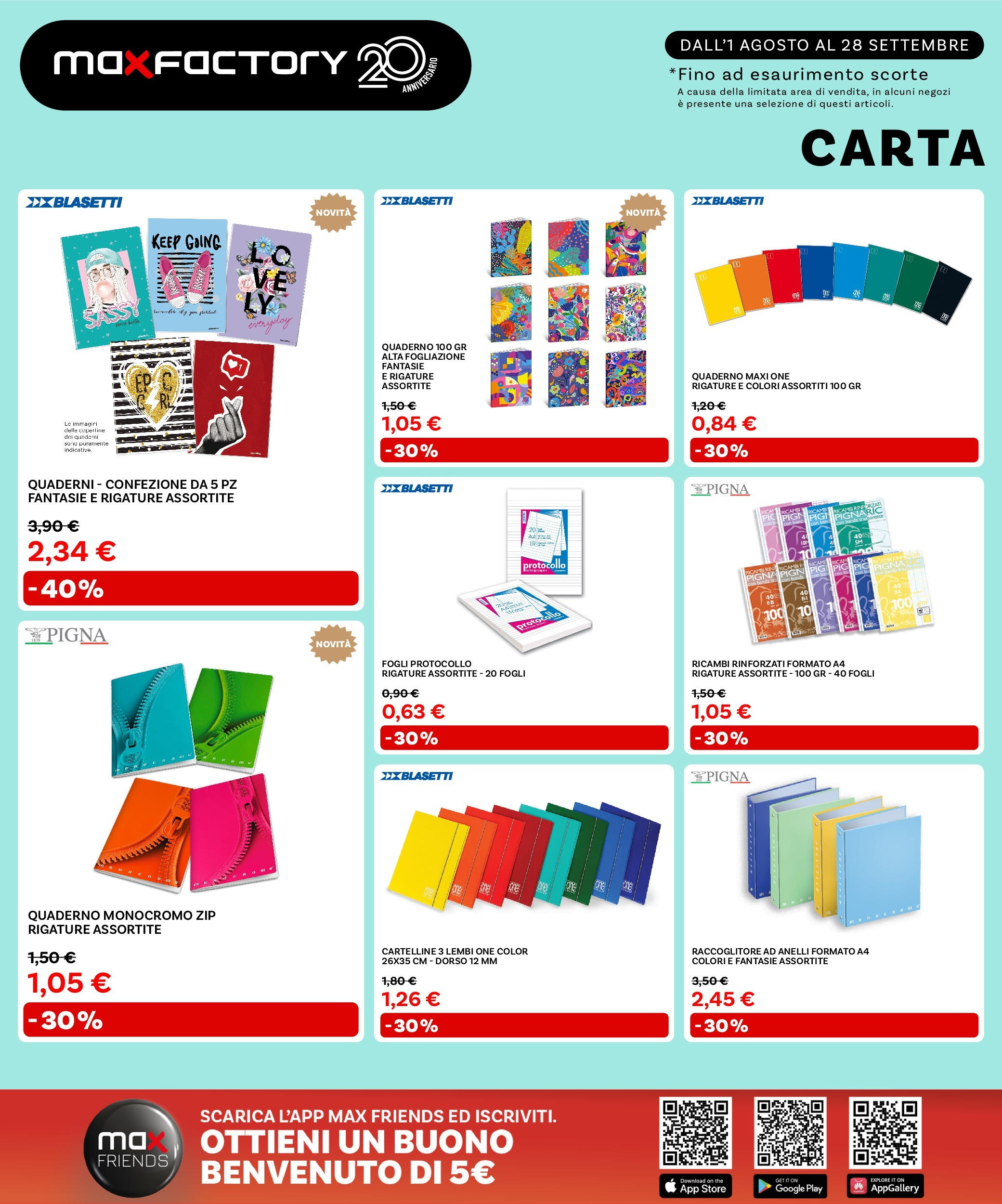 Nuovo Max Factory - Back to school dal 31/07/2025 > offerte anteprima 🛍️ | Pagina: 7 | Prodotti: The, Quaderno