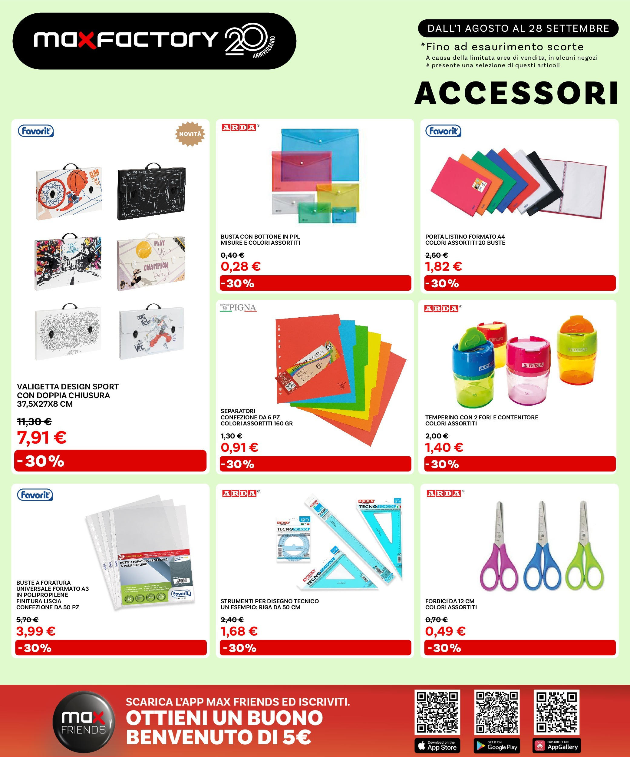 Nuovo Max Factory - Back to school dal 31/07/2025 > offerte anteprima 🛍️ | Pagina: 10 | Prodotti: The, Contenitore, Temperino, Valigetta
