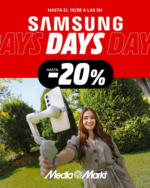 Media Markt Samsung Days - hasta el 18.08.2025