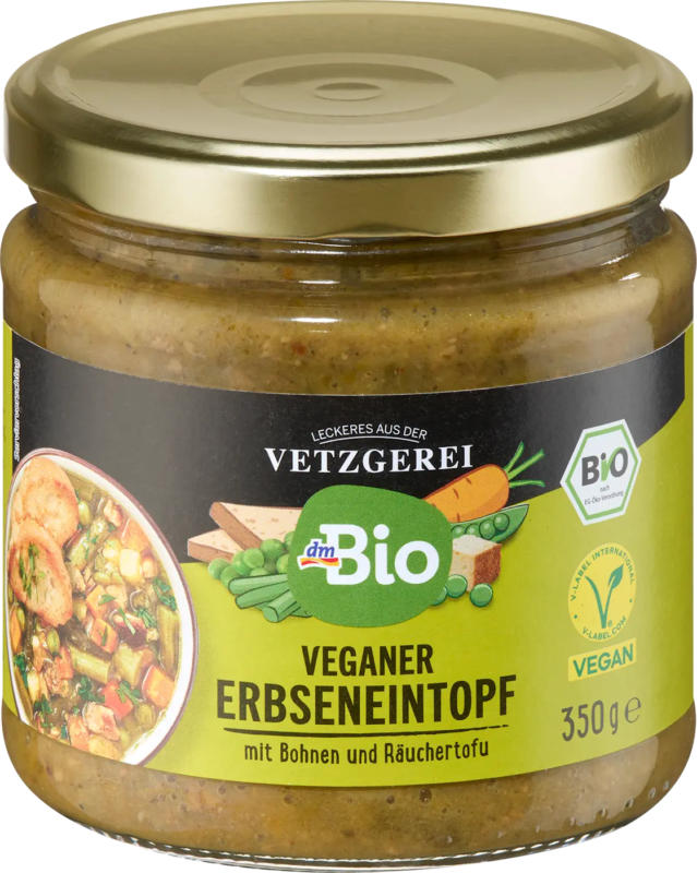 dmBio Veganer Erbseneintopf