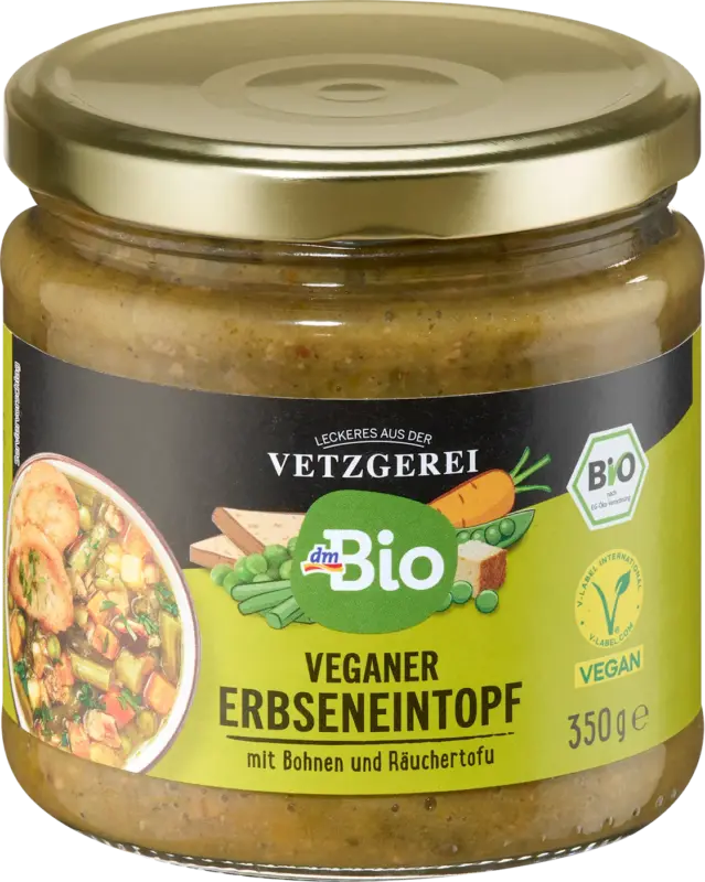 dmBio Veganer Erbseneintopf