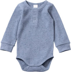 ALANA Body Langarm mit Waffel-Struktur, blau, Gr. 98/104